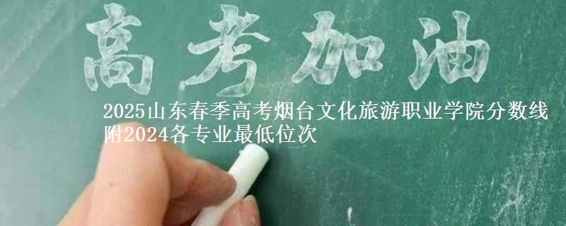 2025山東春季高考煙臺(tái)文化旅游職業(yè)學(xué)院分?jǐn)?shù)線 附2024各專(zhuān)業(yè)最低位次