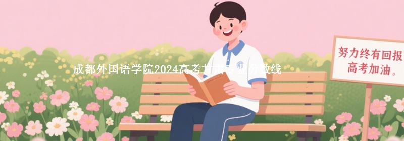 成都外國語學(xué)院2024高考甘肅專業(yè)分?jǐn)?shù)線