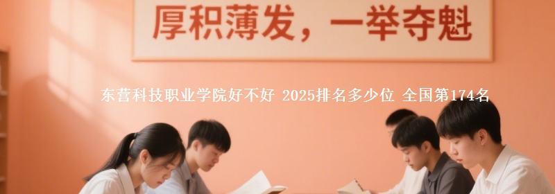 東營(yíng)科技職業(yè)學(xué)院好不好 2025排名多少位 全國(guó)第174名