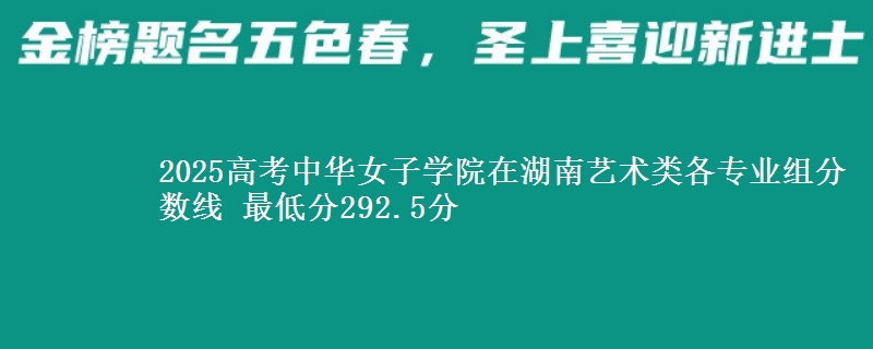 2025高考中華女子學(xué)院在湖南藝術(shù)類(lèi)各專(zhuān)業(yè)組分?jǐn)?shù)線(xiàn) 最低分292.5分