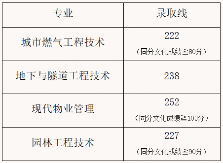 湖北城市建設(shè)職業(yè)技術(shù)學(xué)院2025年單招錄取分?jǐn)?shù)線