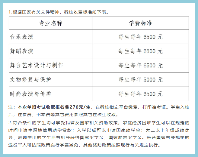 湖北藝術(shù)職業(yè)學(xué)院?jiǎn)握袑W(xué)費(fèi)標(biāo)準(zhǔn)